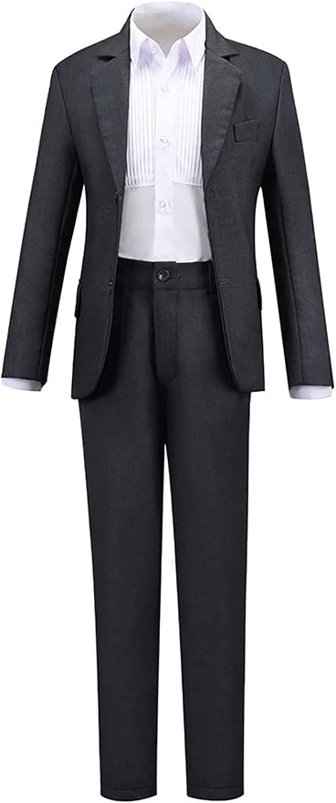 Visaccy Boys Suits Slim Fit Dress Clothes Ring Bearer Outfit - Image 6