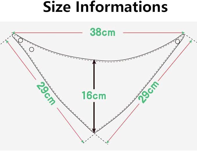 Baby Dribble Bib, Toddler Bandana Bib 3 Packs Super Absorbent Cotton Feeding - Image 5