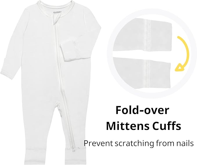 GUISBY Baby Pajamas with Mitten Cuffs - Image 3