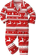 Schbbbta Family Matching Pajamas Holiday Sleepwear Long Sleeve Pjs Sets by SchbbbtaTouchYourLife