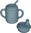 Cuddle Campus Sippy Cups 7OZ, Baby Cups, Shatterproof Silicone Straw Cup by CuddleCampus