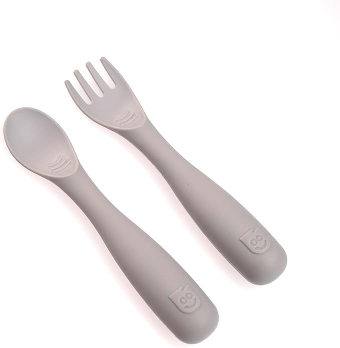 Talktools Bitsy Feeding Kid's Essentials Plate Set – Toddler Utensils, Spoon by TalkTools