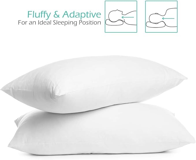 Nestl 2 Pack Toddler Pillow for Sleeping 13 x 18, Small Kids Pillow for Travel - Image 4
