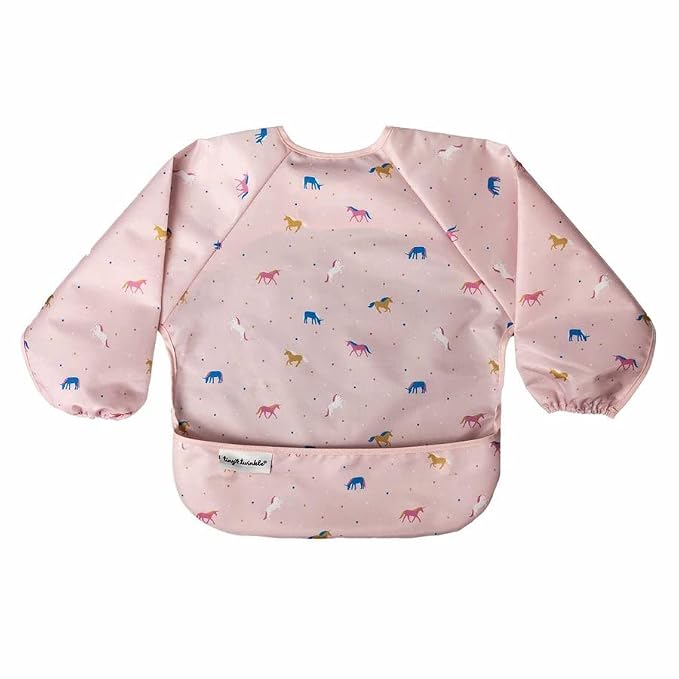 Tiny Twinkle Long Sleeve Bib for Babies & Toddlers – Waterproof Smock Bib for - Image 4