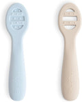 mushie Silicone First Feeding Baby Spoons | 2 Pack by mushie