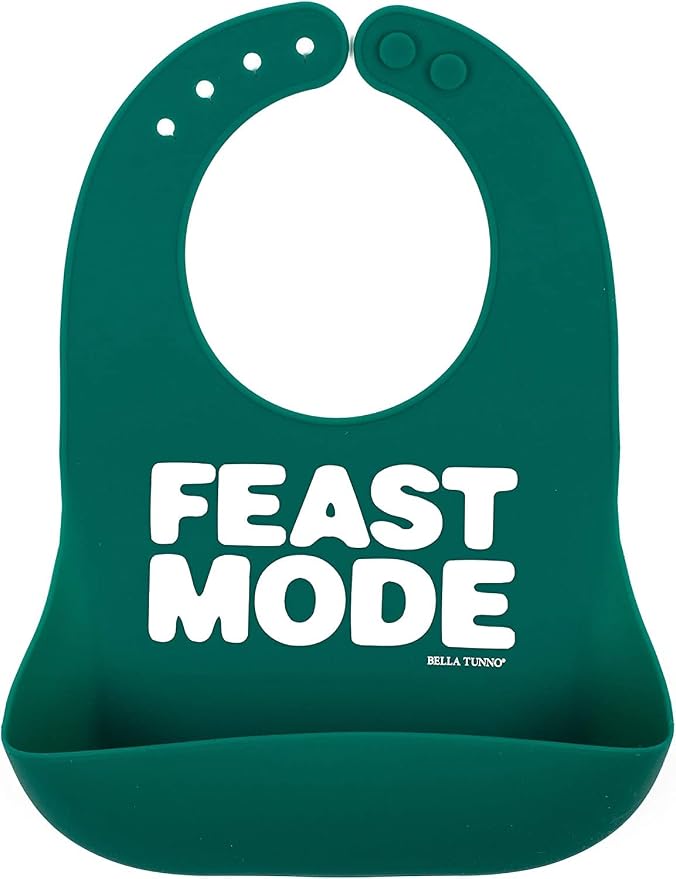 Baby Bib for Eating by Bella Tunno, Waterproof Silicone Bib by BellaTunno
