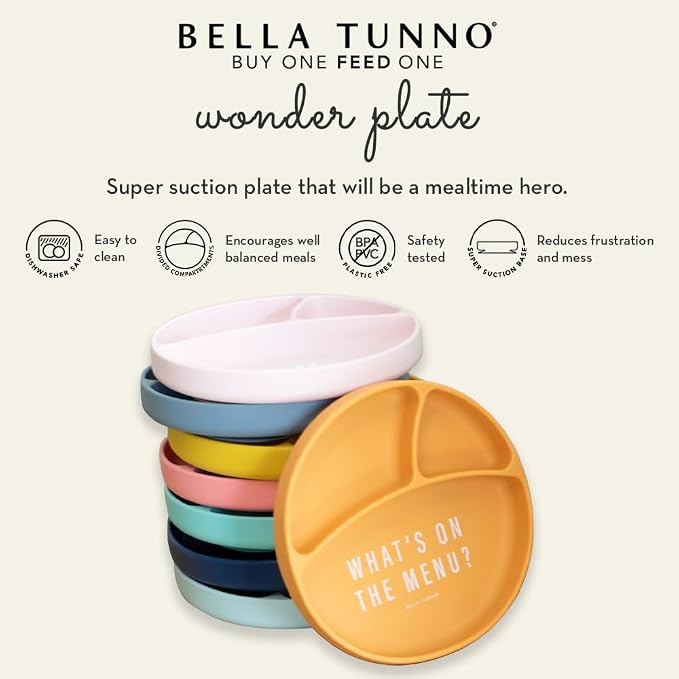 Bella Tunno Wonder Baby Plates – Silicone Suction Plates - Image 2