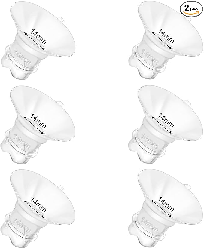 6pcs Updated Silicone Flange Insert 14mm Compatible by Unknown