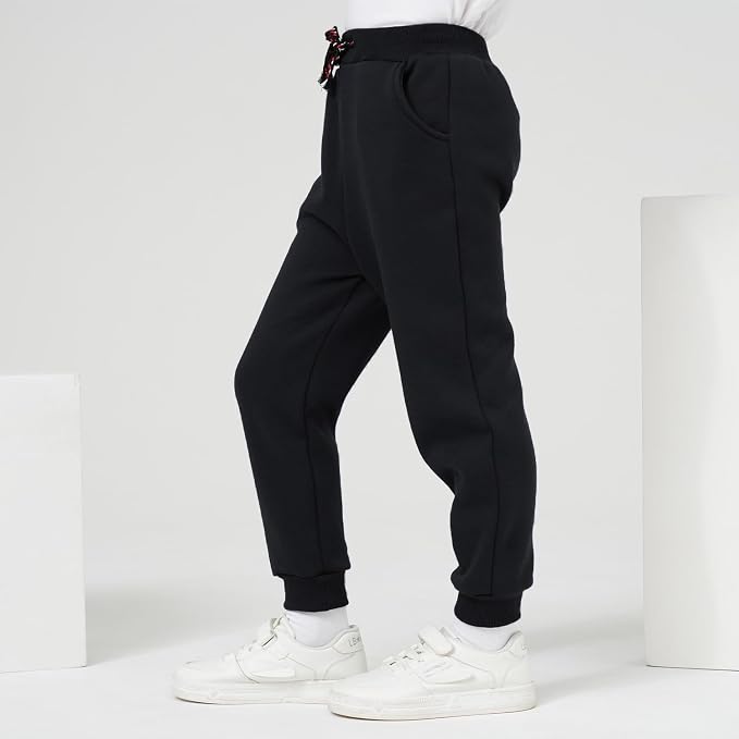 3 Pack Boy's and Girl's Fleece Pull on Jogger Sweatpant - Image 4