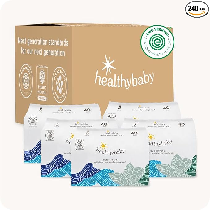Our Diapers | Environmentally Friendly | Hypoallergenic | Soft Organic Cotton by HealthyBaby