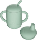 Cuddle Campus Sippy Cups 7OZ, Baby Cups, Shatterproof Silicone Straw Cup by CuddleCampus