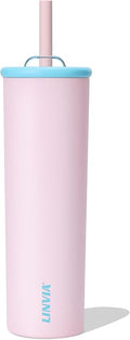 Candy Tumbler, 25 oz Kids Insulated Stainless Steel Water Bottle by LINVIA