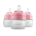 Nanobebe Flexy Silicone Baby Bottle, Anti-Colic, Natural Feel, Non-Collapsing by Nanobebe