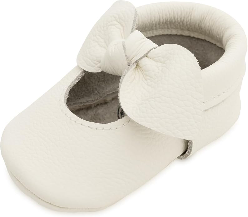 BirdRock Baby Bow and Knot Moccasins by BirdRockBaby