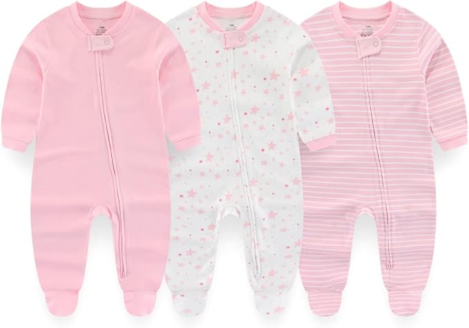 Newborn Layette Gift Set 27-Piece Baby Girl Clothes Bodysuits, Pants Essentials - Image 2
