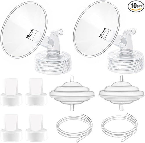 19mm Flange Pump Parts Compatible Spectra S1 S2 9 Breast Pumps Replacement by IVARONAL