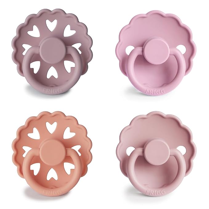 FRIGG SilkySoft Silicone Baby Pacifier 4-Pack Sunset Bliss | Made in Denmark | - Image 2
