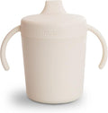 mushie Trainer Sippy Cup | Made in Denmark | Leak Resistant Twist-Off Lid & by mushie