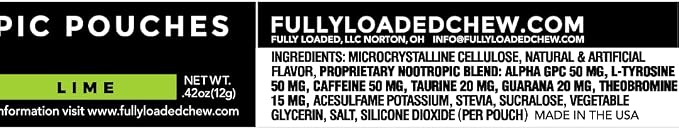 Fully Loaded Alpha Fuel Nootropic Pouches - Image 2