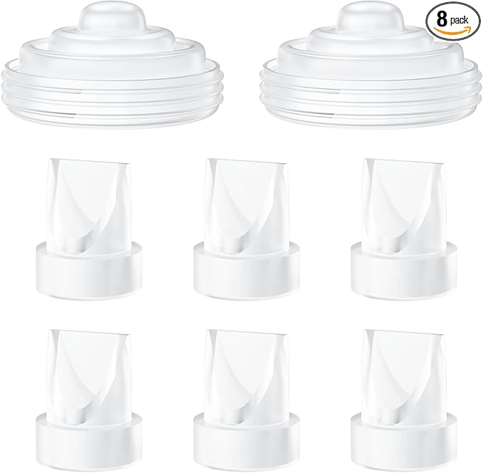 8PCS Breast Pump Parts Compatible by TOVVILD