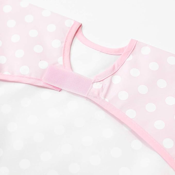 Long Sleeve Waterproof Bib for Toddlers – Feeding Smock for Baby Mealtime - Image 3