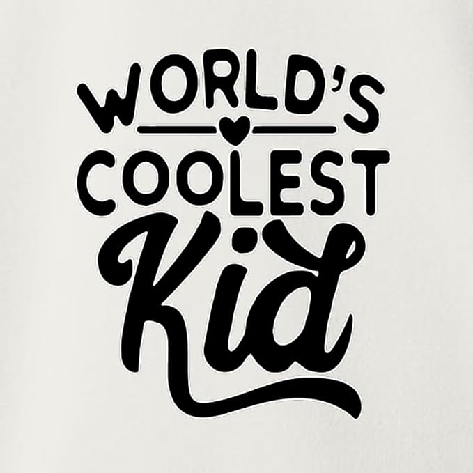 World's Coolest Kid Funny Cute Humor Infant Premium Jersey Baby Bib - Image 2
