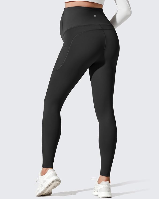 G4Free Barefeel Fleece Lined Maternity Leggings - Image 4