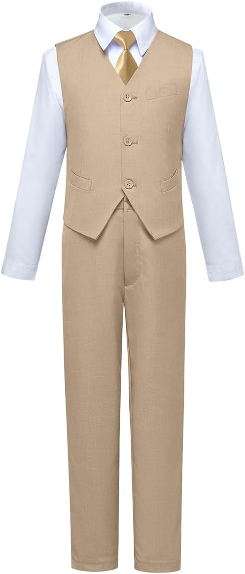 Visaccy Boys Suits Slim Fit Dress Clothes Ring Bearer Outfit by Visaccy