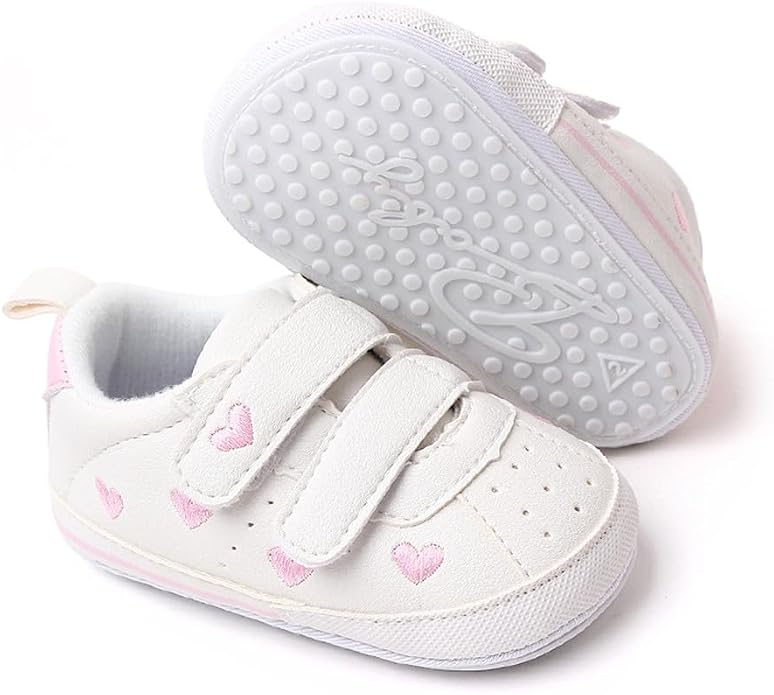 LONSOEN Baby Girls Boys Loafers Prewalker Dress Crib Shoes - Image 2