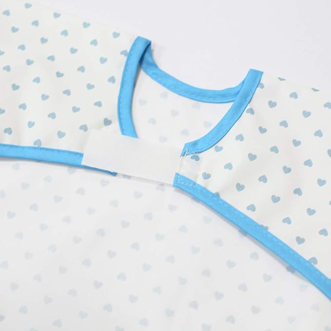 Long Sleeve Waterproof Bib for Toddlers – Feeding Smock for Baby Mealtime - Image 3