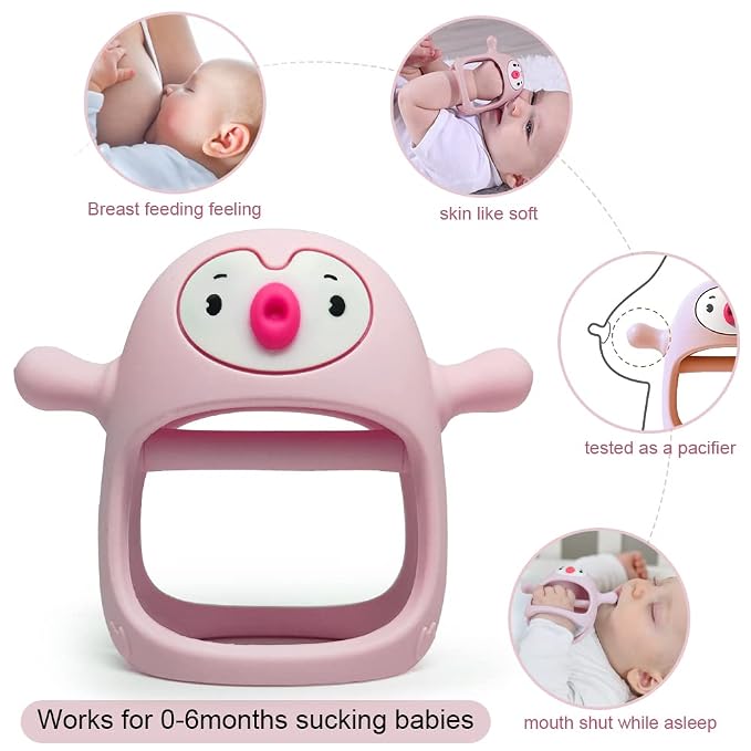 Smily Mia Baby Teething Toy |Penguin Teether - Image 4