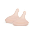 Suavinex Zero.Zero Adaptable Flow Asymmetrical Silicone Nipple, 2 Pack by Suavinex