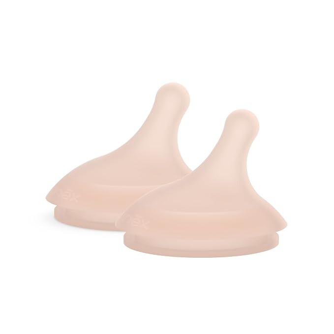 Suavinex Zero.Zero Adaptable Flow Asymmetrical Silicone Nipple, 2 Pack by Suavinex