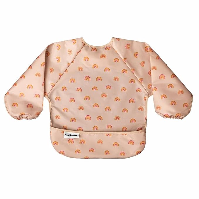 Tiny Twinkle Long Sleeve Bib for Babies & Toddlers – Waterproof Smock Bib for - Image 4