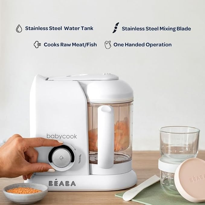 BEABA Babycook Solo 4 in 1 Baby Food Maker, Baby Food Processor Baby Food - Image 6