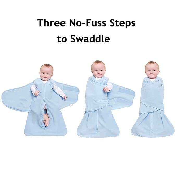 HALO 100% Cotton Sleepsack Swaddle, 3-Way Adjustable Wearable Blanket, TOG 1.5 - Image 7