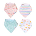 Copper Pearl 4 Pack Soft Cotton Baby Bibs by CopperPearl