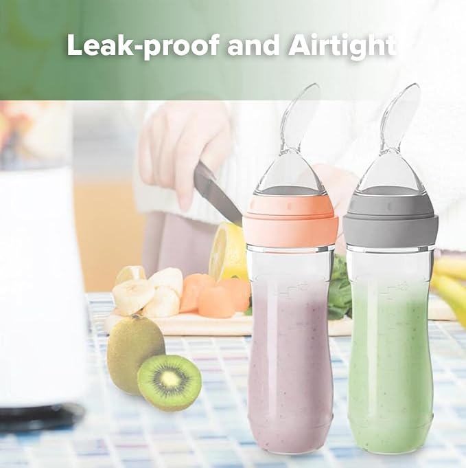 Haakaa Silicone Baby Food Dispensing Spoon Feeder 4oz - Image 3