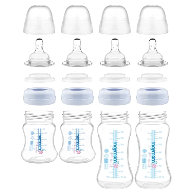 Maymom Wide-Mouth Milk Storage Collection Feeding Bottle by Maymom