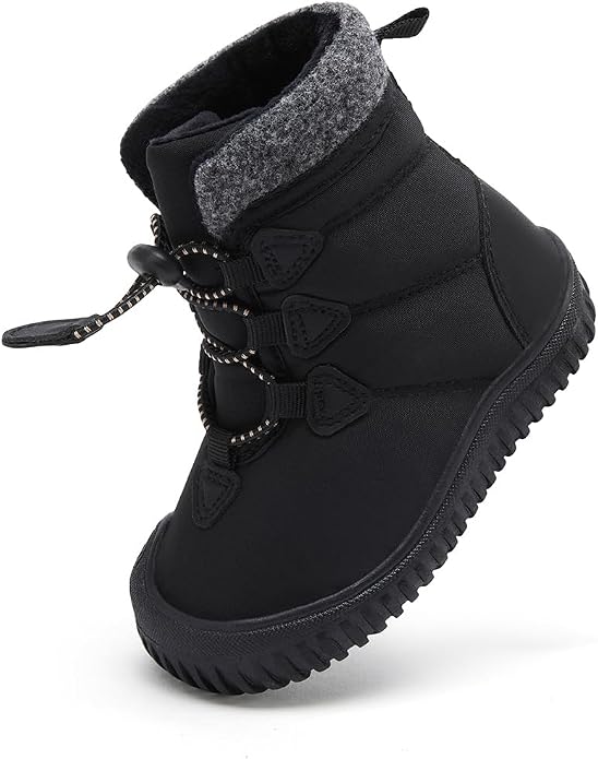 BMCiTYBM Toddler Baby Winter Snow Boots Boy Girl Faux Fur Warm Non Slip First - Image 3