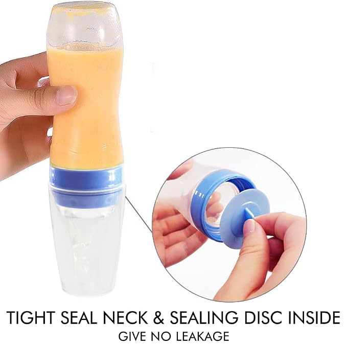 Matyz 2 PCS Silicone Baby Food Dispensing Spoon Squeeze Feeder - Image 5