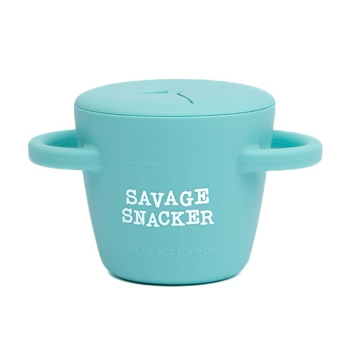 Bella Tunno Snack Cups for Toddlers, Silicone Spill Proof Food Container by BellaTunno