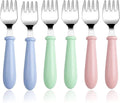 6-Pack Stainless Steel Toddler Forks by PimoysLivingNecessities
