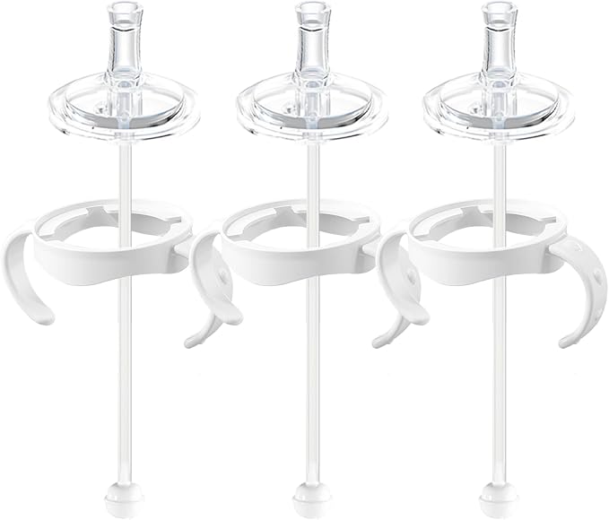 Sippy Cup Conversion Kit for Philips Avent Natural Baby Bottles, Soft Straw top by Unknown