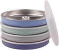 Stainless Steel Divided Plates + Silicone Sleeve and Storage Lid | Baby by ElkandFriends