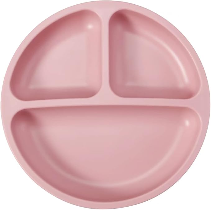 PandaEar 3 Pack Divided Unbreakable Silicone Baby and Toddler Plates - Image 6