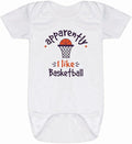 ChalkTalkSPORTS Basketball Baby & Infant One Piece | Basketball Theme Bodysuits by ChalkTalkSPORTS