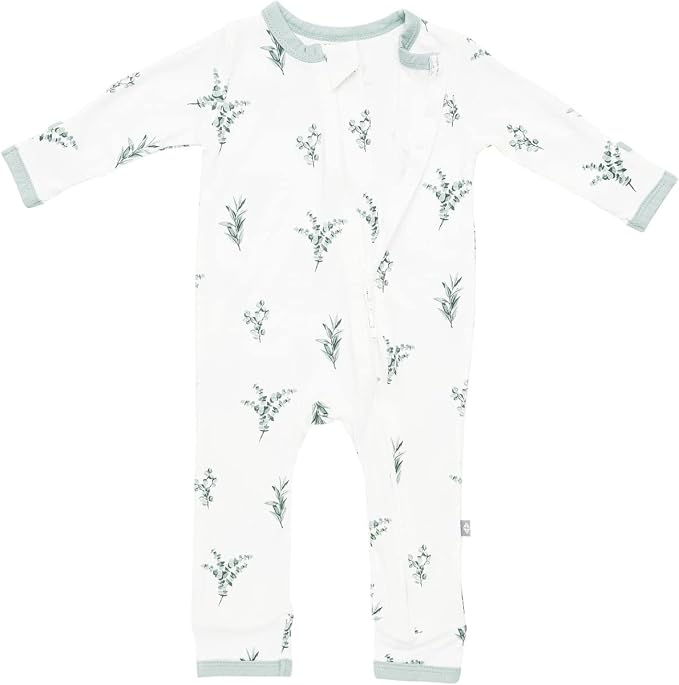 KYTE BABY Unisex Rayon Made From Bamboo Zippered Rompers 0-24 Months - Image 4