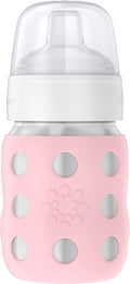 Lifefactory 8-Ounce Stainless-Steel Vacuum-Insulated Wide-Neck Baby Bottle by Lifefactory