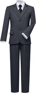 Visaccy Boys Suits Slim Fit Dress Clothes Ring Bearer Outfit by Visaccy